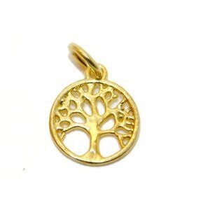 14K Tree of Life (Small) Yellow Gold Pendant Charm